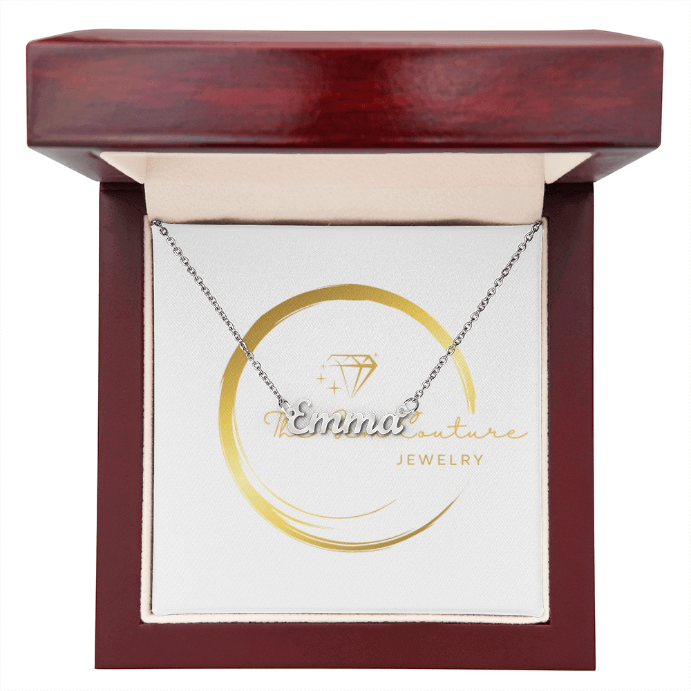 Custom Signature Name Necklace – Your Name, Your Shine