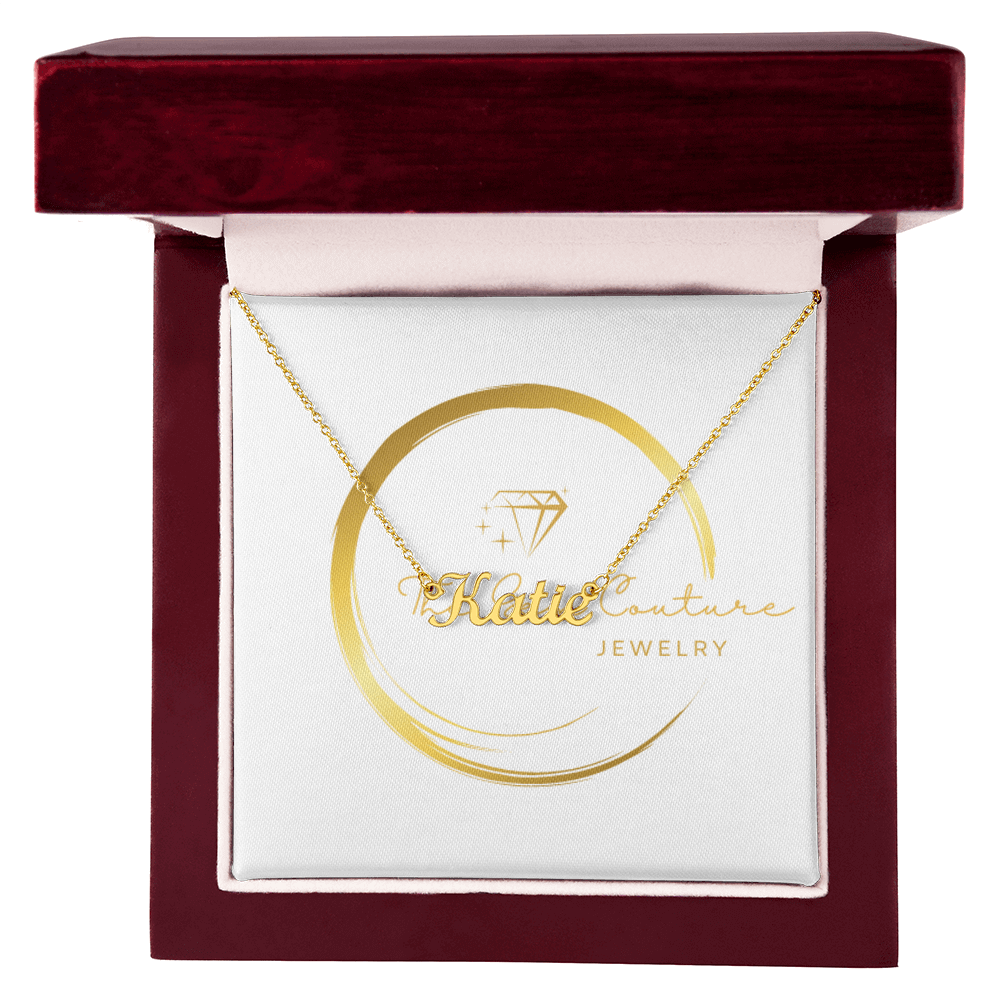 Custom Script Necklace - Your Name in Elegant Cursive