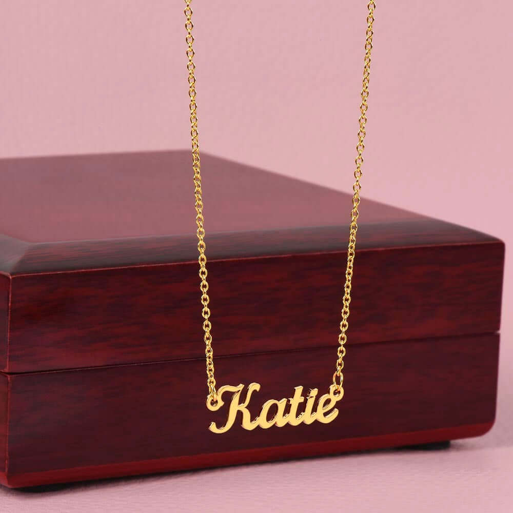 Custom Script Necklace - Your Name in Elegant Cursive
