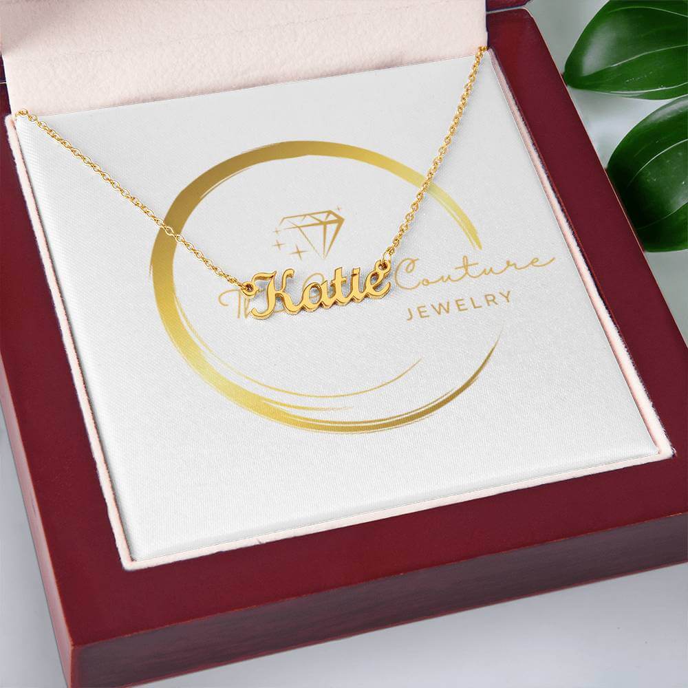 Custom Script Necklace - Your Name in Elegant Cursive