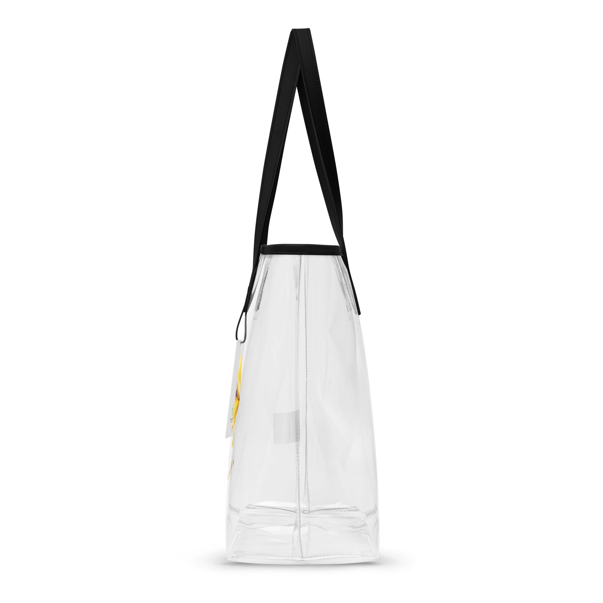 Glossed & Unbothered Clear Tote Bag