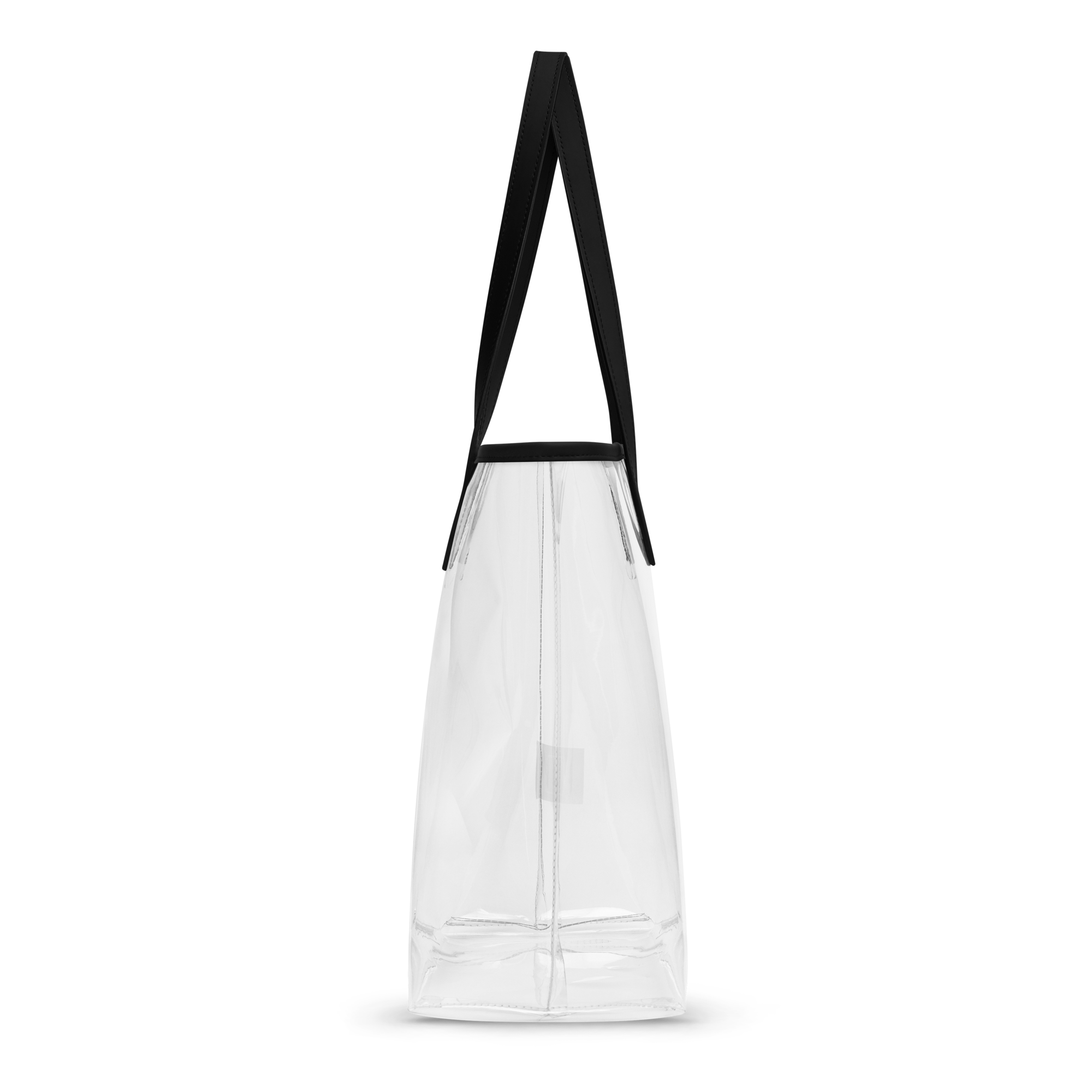 Glossed & Unbothered Clear Tote Bag